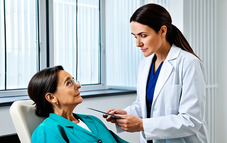 **
"A professional female doctor in a fully clothed, modest white coat, examining a patient in a bright and clean clinic, appropriate attire, safe for work, perfect anatomy, natural proportions, professional photography, high quality, family-friendly."
**