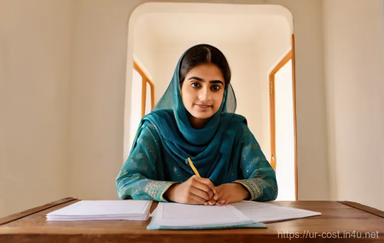 원룸 보증금 - **Prompt 1: The First Rental Agreement**
    "A young Pakistani woman in her early twenties, dressed...